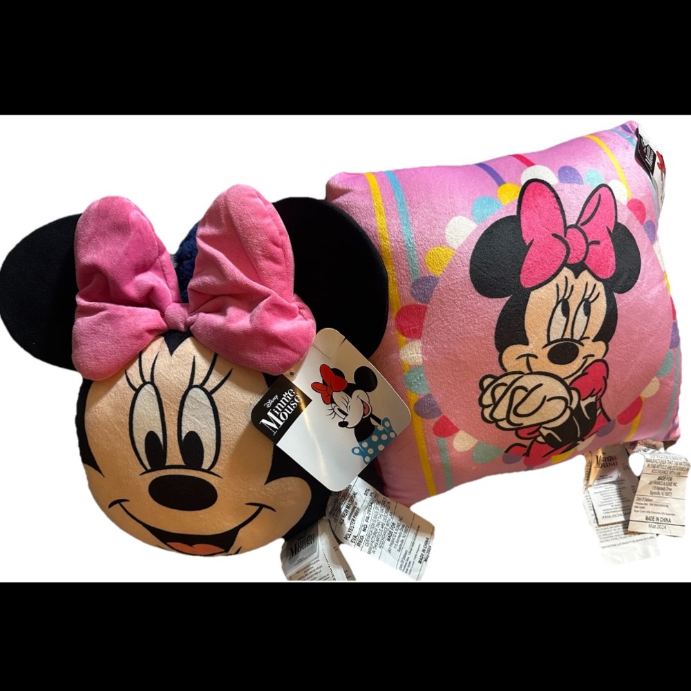 Disney Minnie Mouse Squishy Pillow & Minnie Mouse Buddy Pillow. She Will Love It